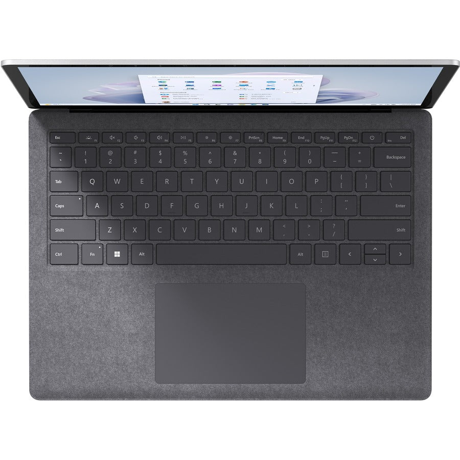 Ordinateur portable Microsoft Surface Laptop 5 13,5" à écran tactile - Intel Core i7 12e génération i7-1255U - Plateforme Intel Evo - 16 Go - SSD 512 Go - Clavier anglais, français - Platinum RBH-00002