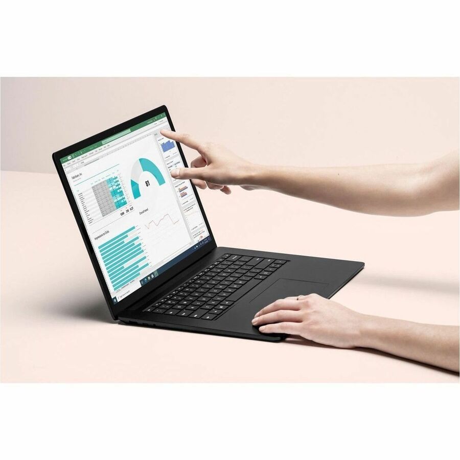 Ordinateur portable Microsoft Surface Laptop 4 13,5" à écran tactile - Intel Core i5 11e génération i5-1135G7 - 8 Go - SSD 512 Go - Clavier français - Noir mat 5BT-00078