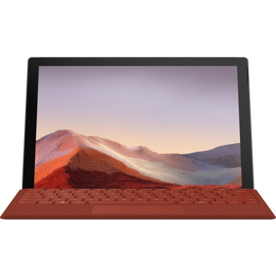Étui clavier/housse Microsoft Signature Type Cover pour tablette Microsoft Surface Pro (5e génération), Surface Pro 3, Surface Pro 4, Surface Pro 6, Surface Pro 7 - Rouge coquelicot FFQ-00101