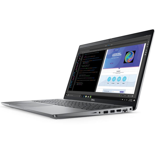 Station de travail mobile Dell Precision 3000 3580 15,6" - Full HD - Intel Core i5 13e génération i5-1335U - Technologie vPro - 16 Go - SSD 256 Go - Clavier anglais (États-Unis) - Gris Titane 2NXWW