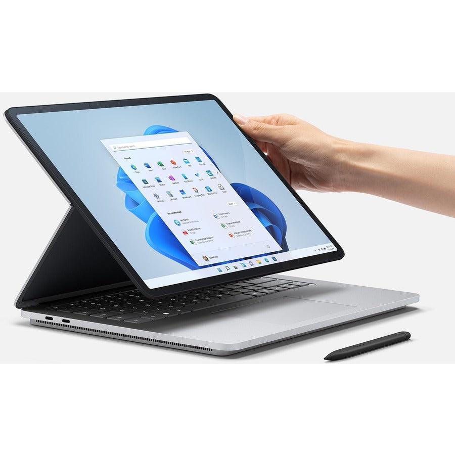 Microsoft Surface Laptop Studio 14,4" Écran tactile convertible (curseur flottant) Ordinateur portable 2 en 1 - Intel Core i5 11e génération i5-11300H - 16 Go - SSD 512 Go - Platinum 9Y8-00001