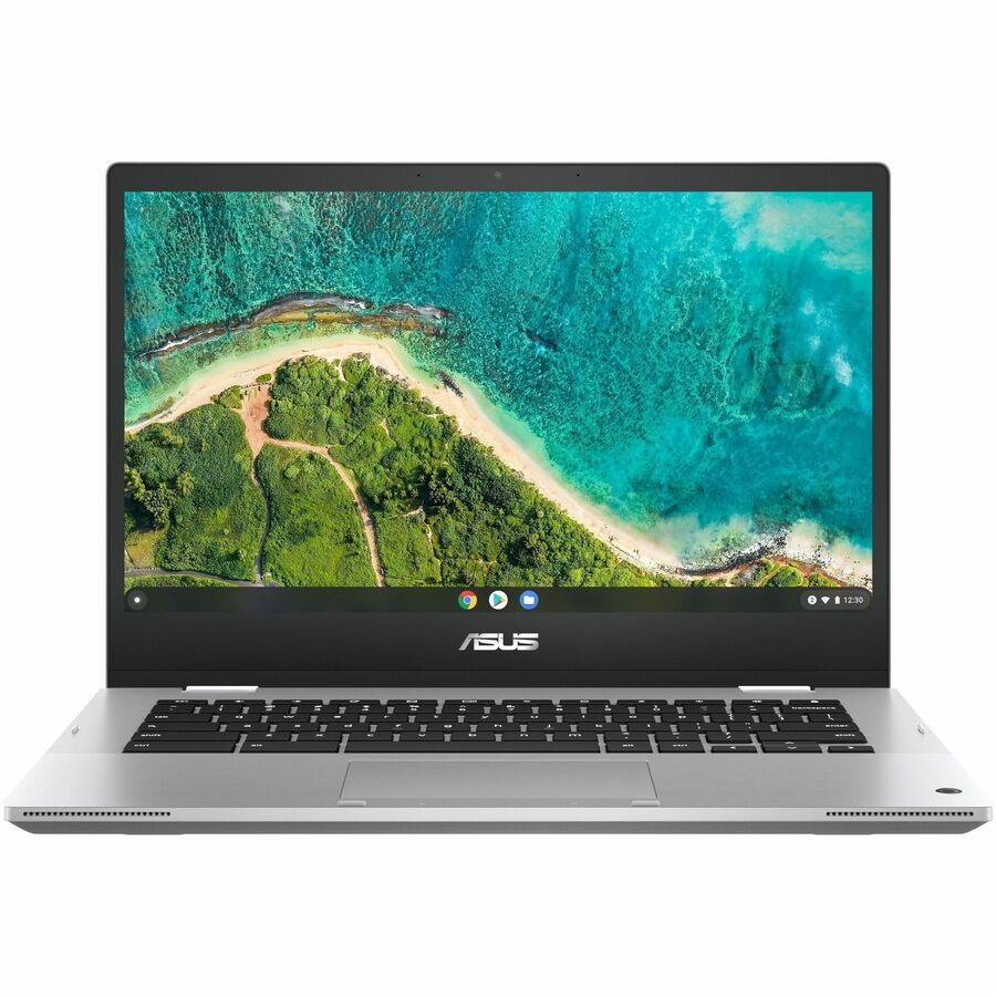 Asus Chromebook Flip CM1 CM1400FXA-DH01T-CA Chromebook 2 en 1 convertible tactile 14" - Full HD - AMD 3015Ce - 4 Go - Mémoire flash 64 Go - Argent transparent CM1400FXA-DH01T-CA