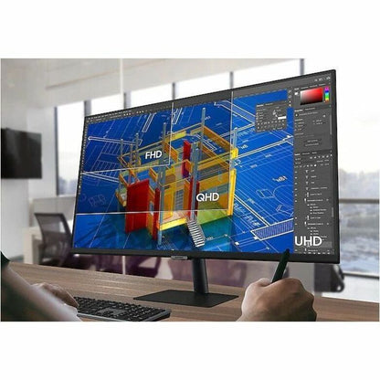 Moniteur LED Samsung ViewFinity S27A704NWN 27" 4K UHD - 16:9 - Noir LS27A704NWNXZA