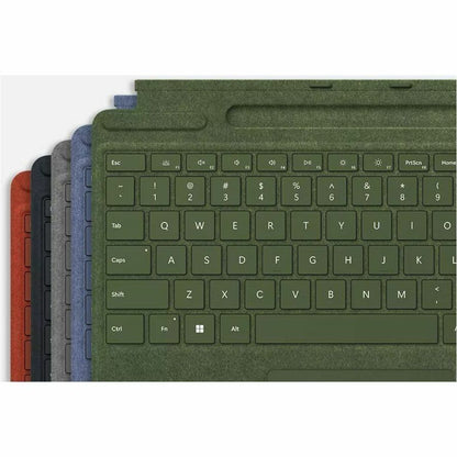 Étui clavier/housse Microsoft Signature pour tablette Surface Pro 8, Surface Pro 9, Surface Pro X, stylet - Rouge coquelicot 8XB-00022