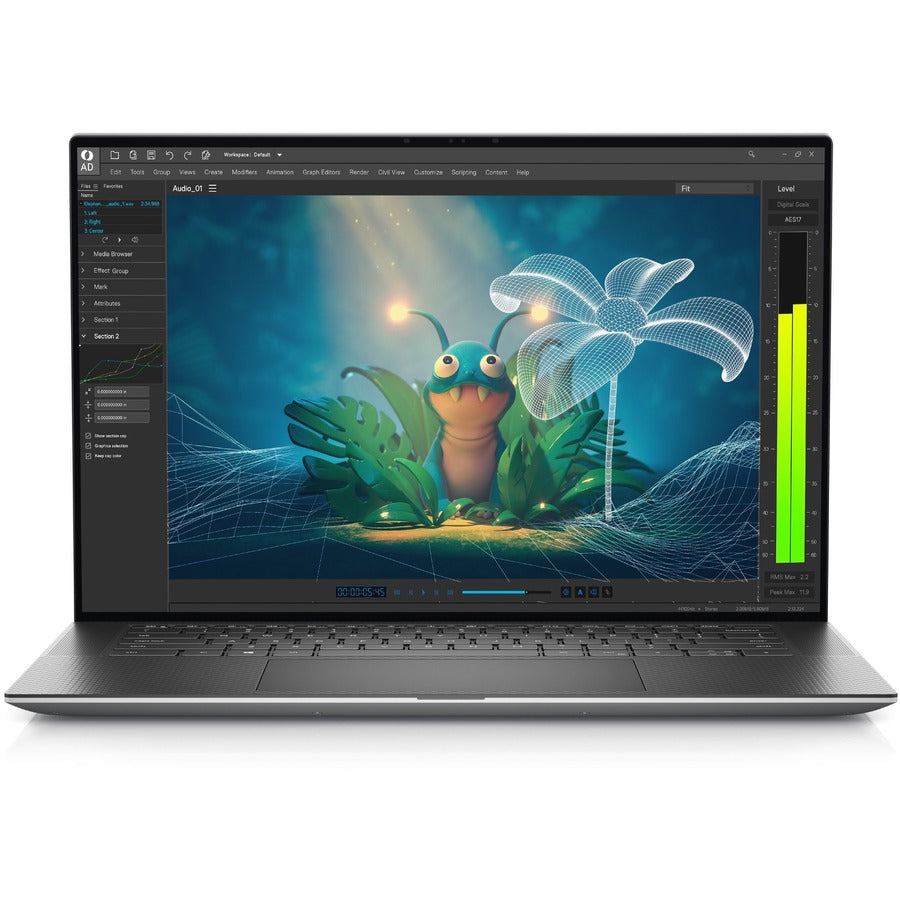 Station de travail mobile Dell Precision 5000 5570 15,6" - Full HD Plus - Intel Core i5 12e génération i5-12600H - Technologie vPro - 8 Go - SSD 256 Go - Clavier anglais (États-Unis) - Aluminium Titan Gray 4J8FY