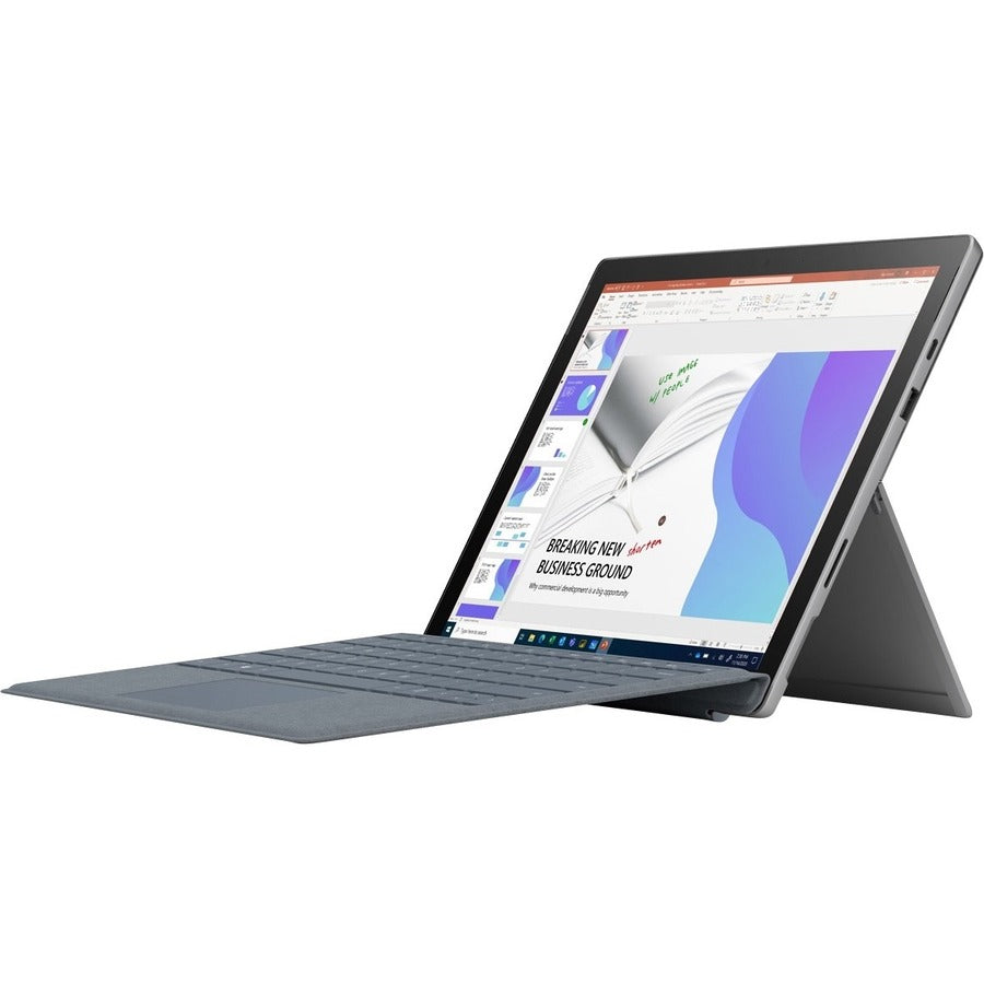 Tablette Microsoft Surface Pro 7+ - 12,3" - 16 Go - SSD 256 Go - Windows 10 Pro 64 bits - 4G - Platinum 1ZA-00001