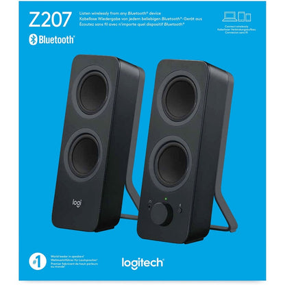 Système de haut-parleurs Bluetooth Logitech Z207 - 5 W RMS - Noir 980-001294