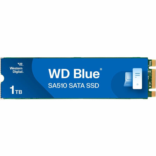 Disque SSD WD Blue SA510 WDS100T3B0B 1 To - M.2 2280 Interne - SATA (SATA/600) WDS100T3B0B
