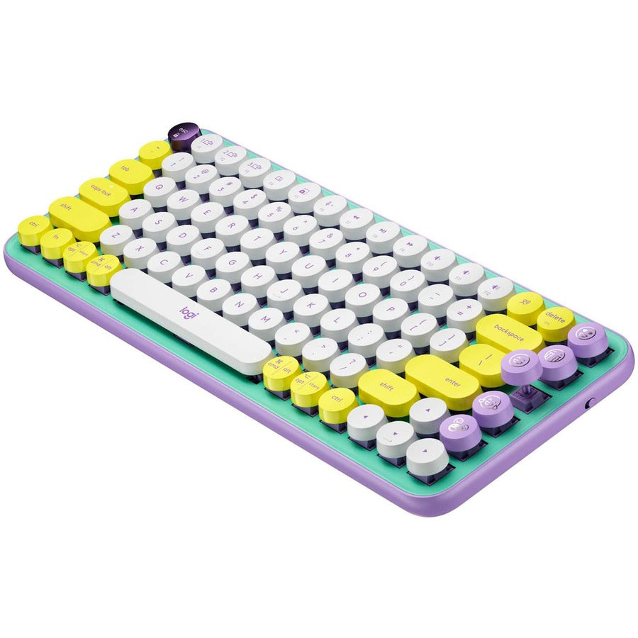 Clavier mécanique sans fil Logitech POP Keys avec touches emoji - Daydream Mint 920-010708
