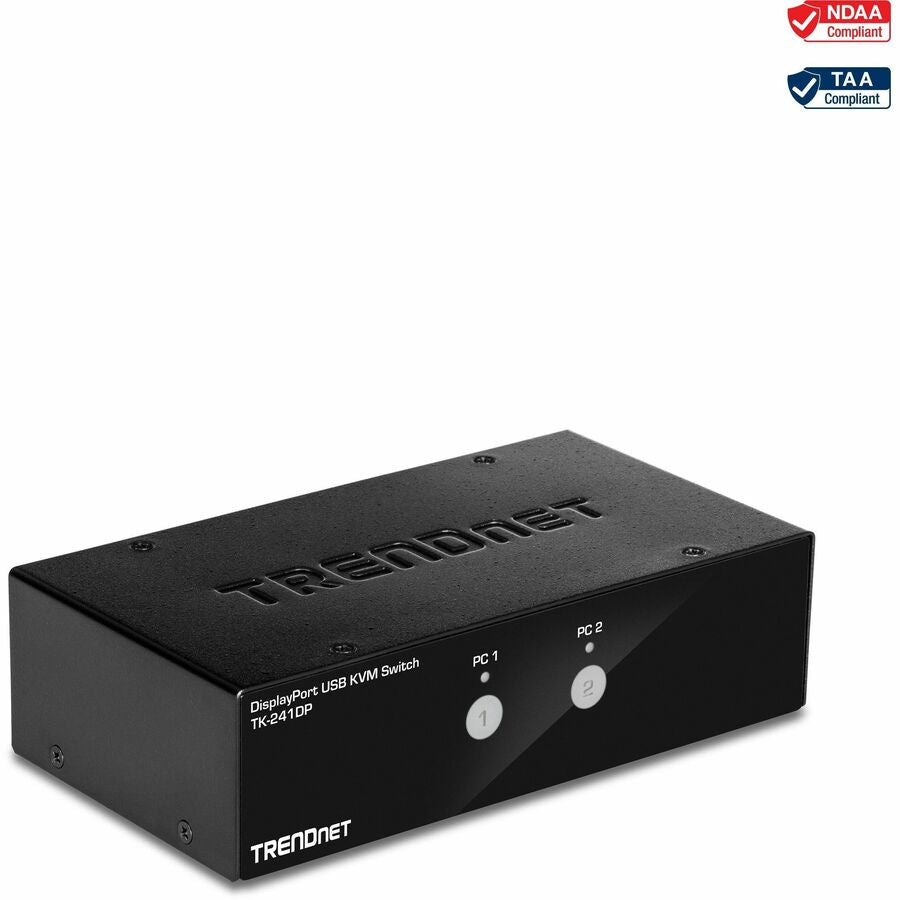Commutateur KVM DisplayPort à 2 ports TRENDnet TK-241DP (version 1.0R) TK-241DP