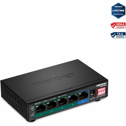 Commutateur PoE+ Gigabit à 5 ports TRENDnet TPE-TG51g