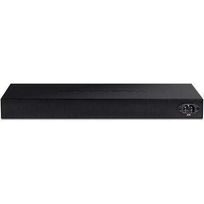 Commutateur Web Smart PoE+ Gigabit TRENDnet à 28 ports avec 24 ports PoE+ Gigabit ; TPE-30284 ; 4 emplacements SFP+ 10G ; alimentation PoE 370 W ; VLAN ; QoS ; LACP ; routage statique IPv4/IPv6 TPE-30284