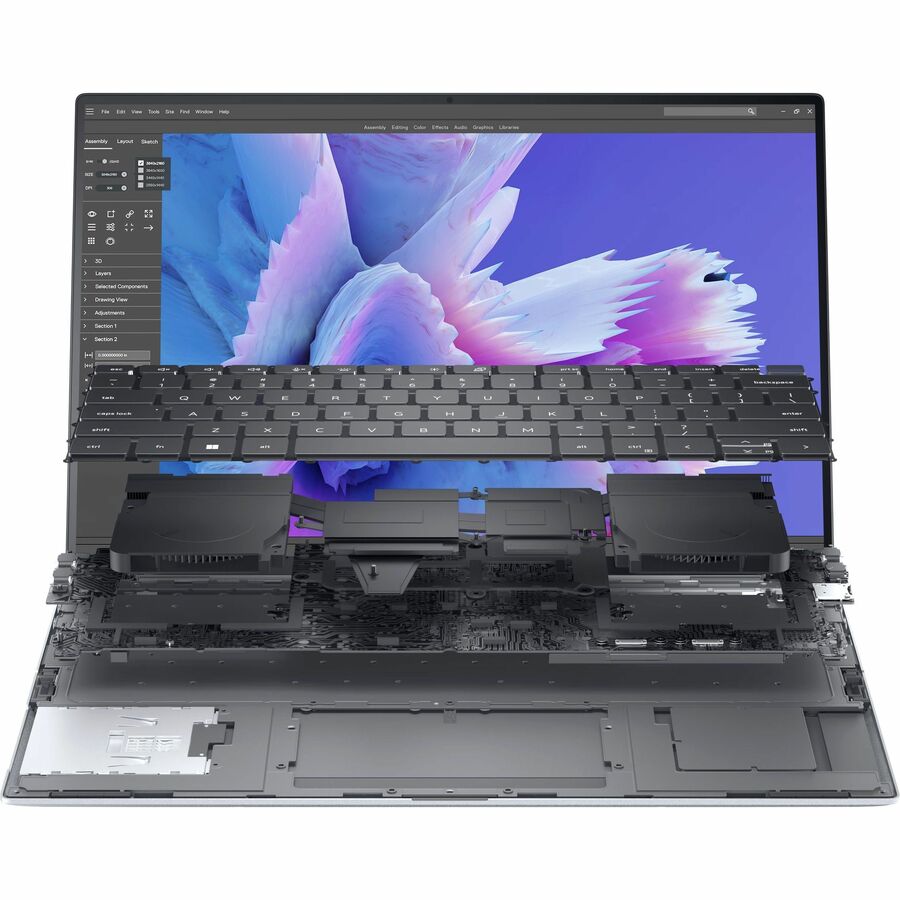 Station de travail mobile Dell Precision 5000 5480 14" - Full HD Plus - Intel Core i7 13e génération i7-13800H - Technologie vPro - 32 Go - SSD 512 Go - Clavier anglais (États-Unis) - Aluminium Titan Gray 5YDCX