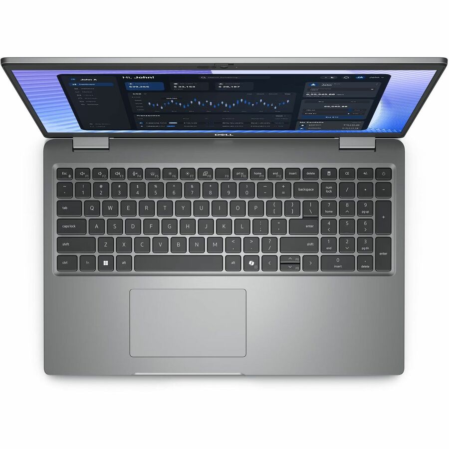 Station de travail mobile Dell Precision 3000 3590 15,6" - Full HD - Intel Core Ultra 5 125H - Technologie vPro - Plateforme Intel Evo - 16 Go - SSD 256 Go - Clavier anglais (États-Unis) - Titan Gray CF97V