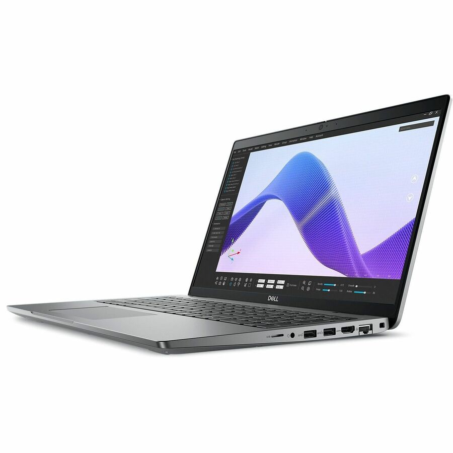 Station de travail mobile Dell Precision 3000 3590 15,6" - Full HD - Intel Core Ultra 5 125H - Technologie vPro - Plateforme Intel Evo - 16 Go - SSD 256 Go - Clavier anglais (États-Unis) - Titan Gray CF97V