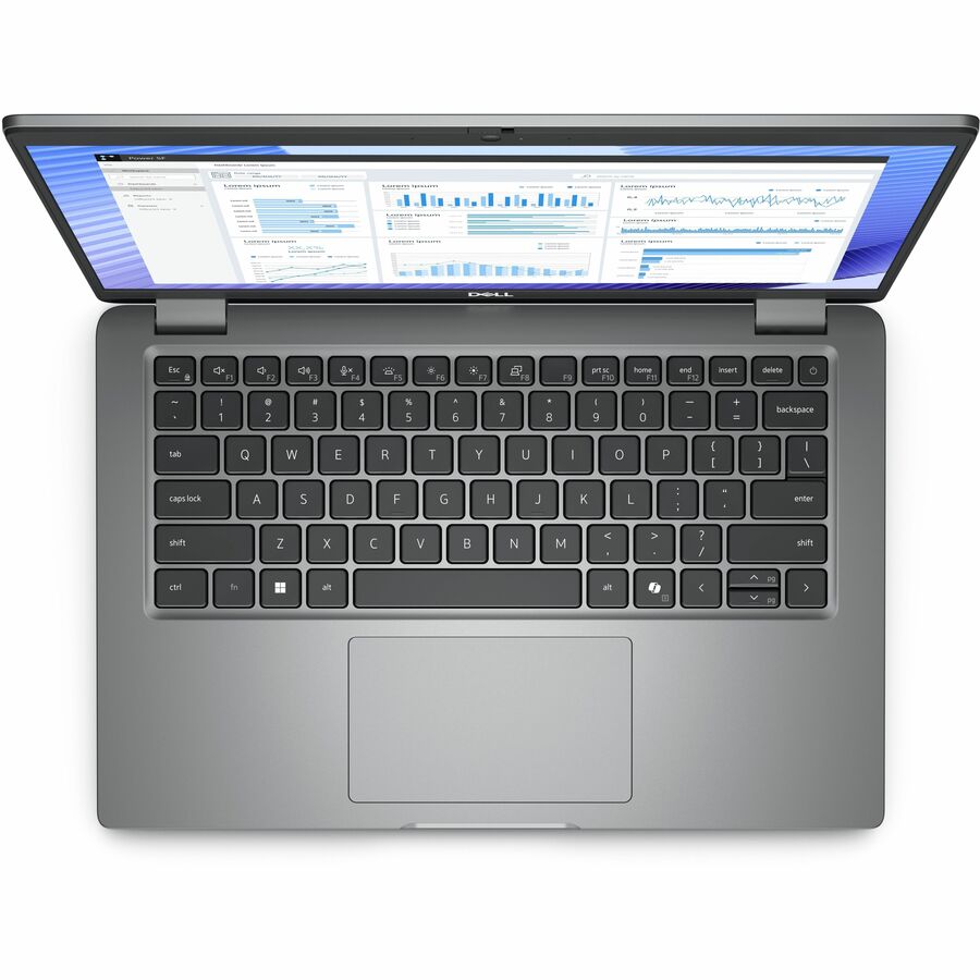 Station de travail mobile Dell Precision 3000 3490 14" - Full HD - Intel Core Ultra 7 165H - Technologie vPro - 16 Go - SSD 512 Go - Gris 5392X
