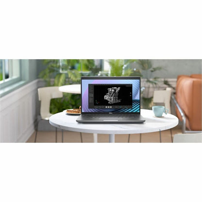 Station de travail mobile Dell Precision 3000 3490 14" - Full HD - Intel Core Ultra 7 165H - Technologie vPro - 16 Go - SSD 512 Go - Gris 5392X