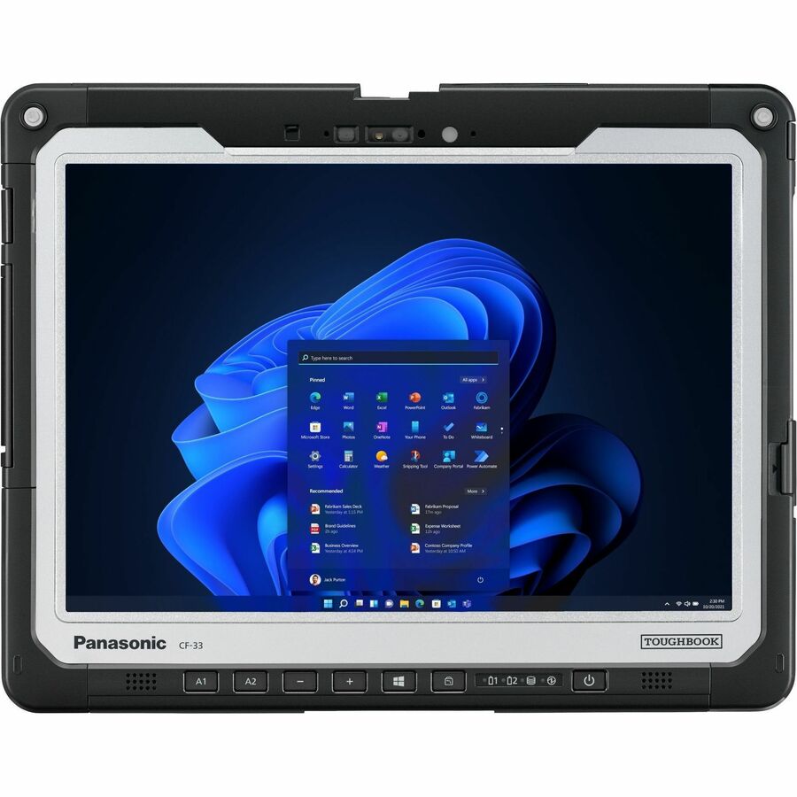 Tablette robuste Panasonic TOUGHBOOK CF-33 - 12" QHD - 16 Go - SSD 512 Go - Windows 11 CF33TZ02BBC