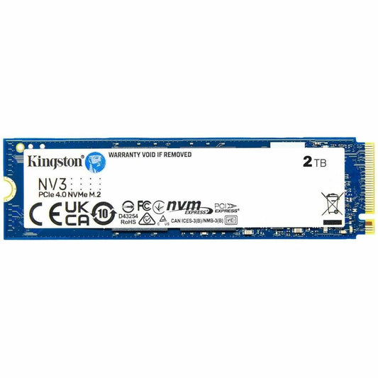 Disque SSD Kingston NV3 2 To - M.2 2280 interne - PCI Express NVMe (PCI Express NVMe 4.0 x4) SNV3S/2000G