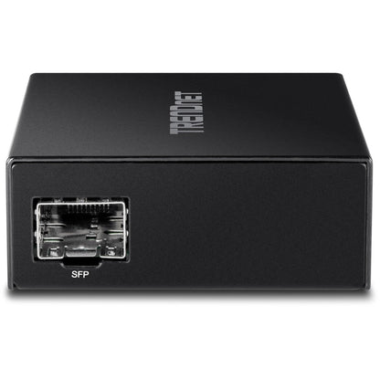 Convertisseur de média fibre 1000BASE-T vers SFP TRENDnet ; Convertisseur de média Gigabit Ethernet vers SFP ; Capacité de commutation 4 Gbit/s ; TFC-GSFP TFC-GSFP