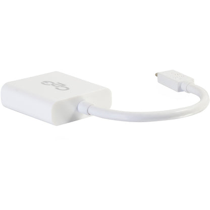 Adaptateur convertisseur USB C vers DisplayPort C2G 4K 30 Hz - Blanc TAA 29481
