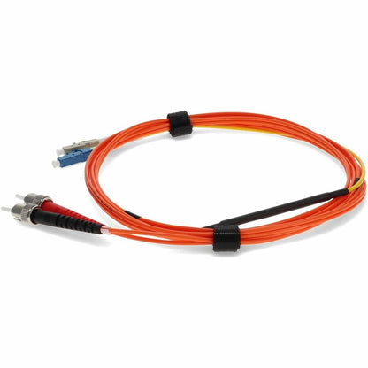 Câble de raccordement de conditionnement de mode à fibre optique AddOn 2 x ST 62,5/125 vers 1 x LC 62,5/125 et 1 x LC 9/125 3 m ADD-MODE-STLC6-3