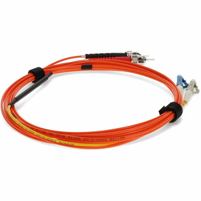 Câble de raccordement de conditionnement de mode à fibre optique AddOn 2 x ST 62,5/125 vers 1 x LC 62,5/125 et 1 x LC 9/125 3 m ADD-MODE-STLC6-3