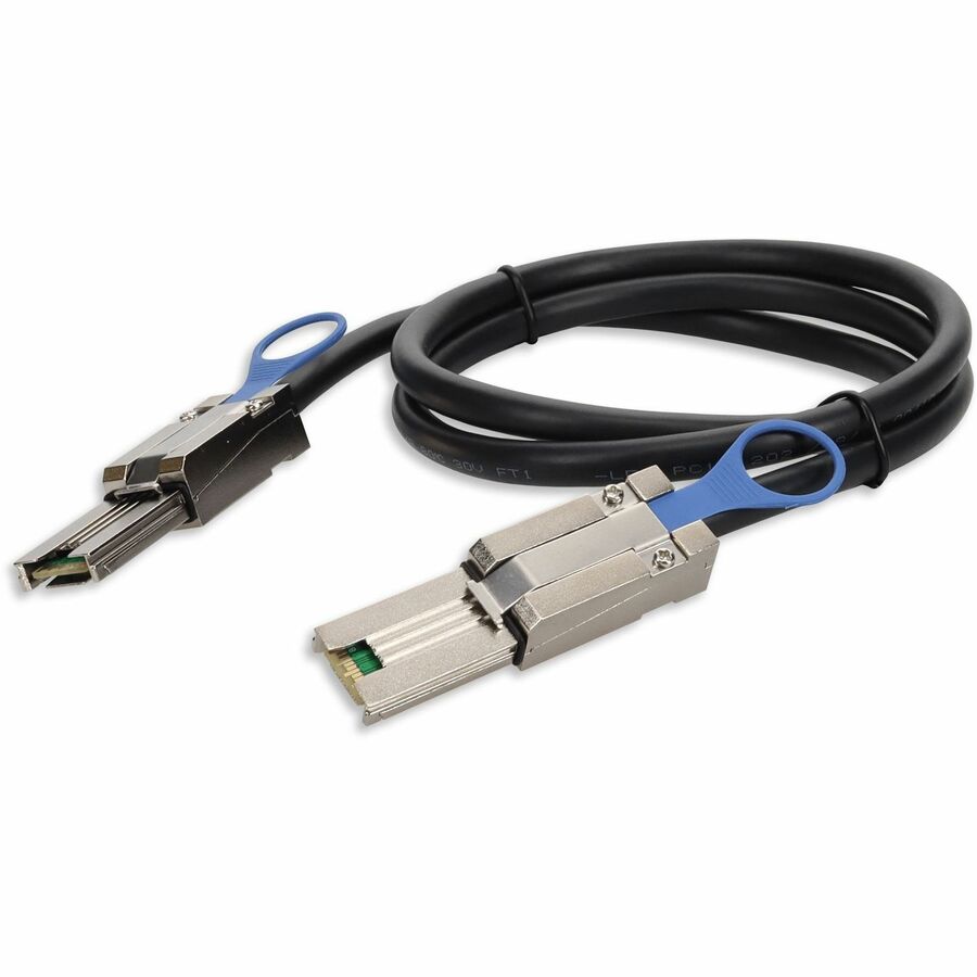 Câble mini-SAS noir AddOn 3,00 m (9,84 pi) SFF-8088 mâle vers SFF-8088 mâle ADD-SFF8088-8088-3M