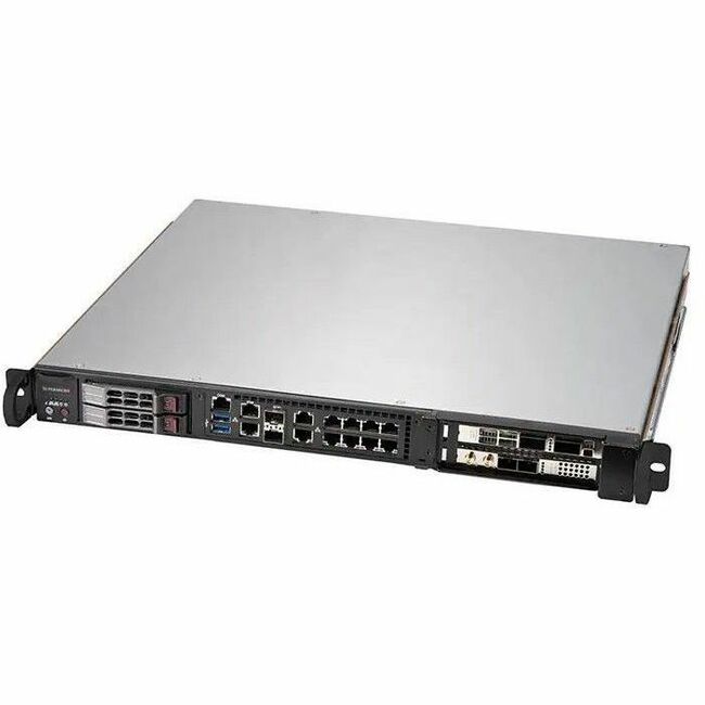 Système Barebone SuperMicro SuperServer 1019D-16C-FHN13TP - Montable en rack 1U - Prise en charge 1 x processeur - 1 x Intel Xeon D-2183IT 2,20 GHz Hexadéca-core (16 cœurs) 1019D-16C-FHN13TP