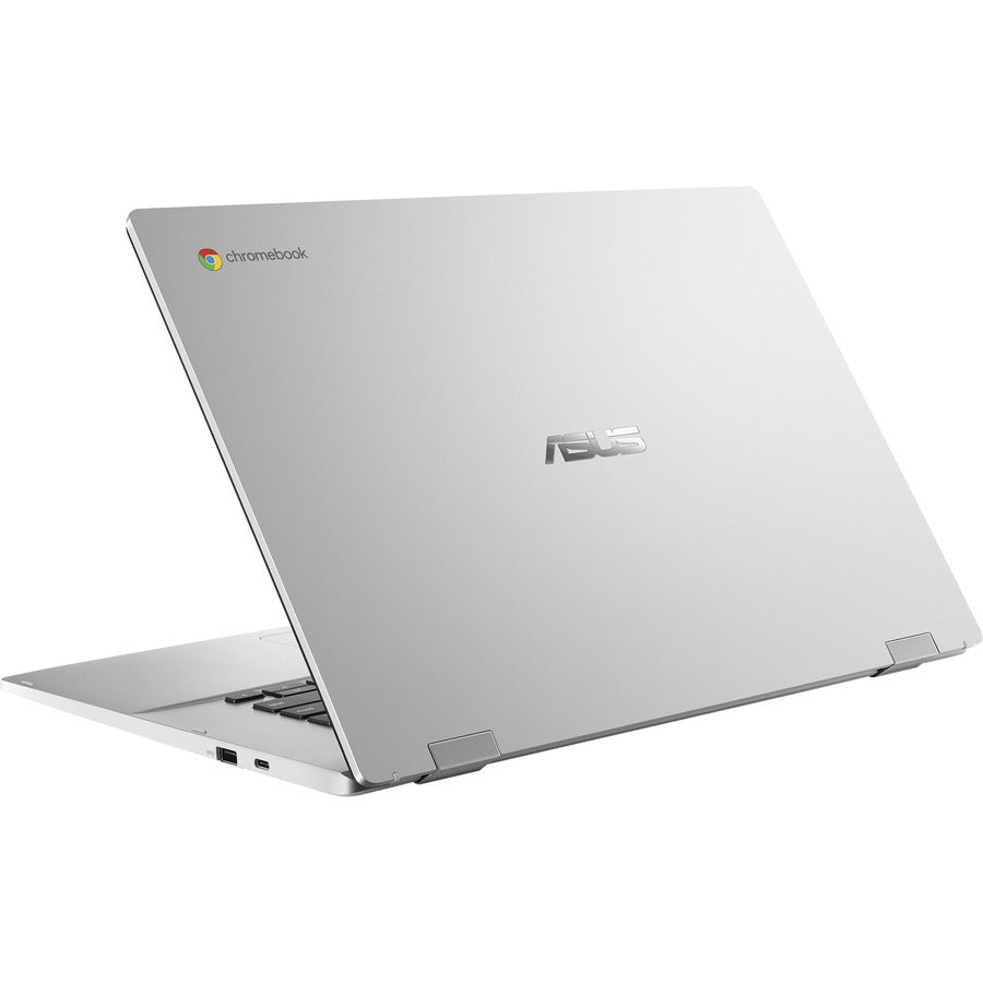 Asus Chromebook CX1500 CX1500CKA-DH01-CB Chromebook 15,6" - Full HD - Intel Celeron N4500 - 8 Go - Mémoire Flash 64 Go - Clavier Français - Argent Transparent CX1500CKA-DH01-CB