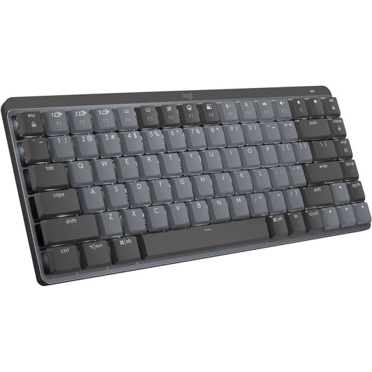Clavier mécanique sans fil Logitech MX Mini minimaliste rétroéclairé (cliquable) (graphite) 920-010552