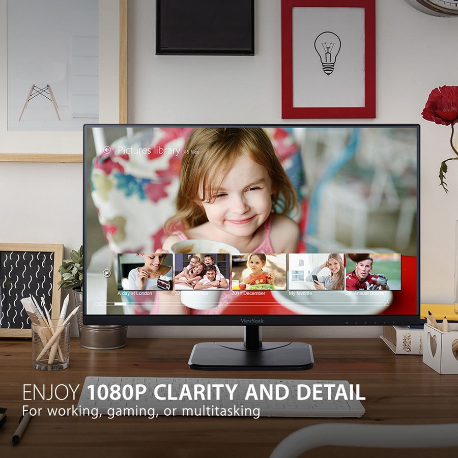 Moniteur LED Full HD 24" ViewSonic Value VA2456-mhd - 16:9 - Noir VA2456-MHD