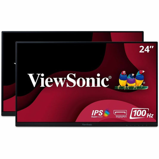 Écran Viewsonic 24", dalle IPS, résolution 1920 x 1080 VA2456-MHD_H2