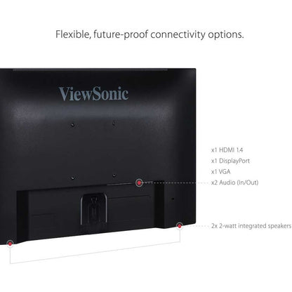 Écran Viewsonic 24", dalle IPS, résolution 1920 x 1080 VA2456-MHD_H2