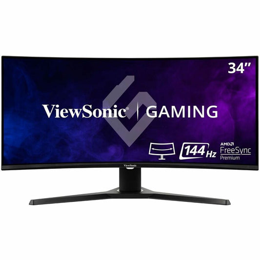 Écran Viewsonic 34", panneau MVA, résolution 3440 x 1440 VX3418-2KPC