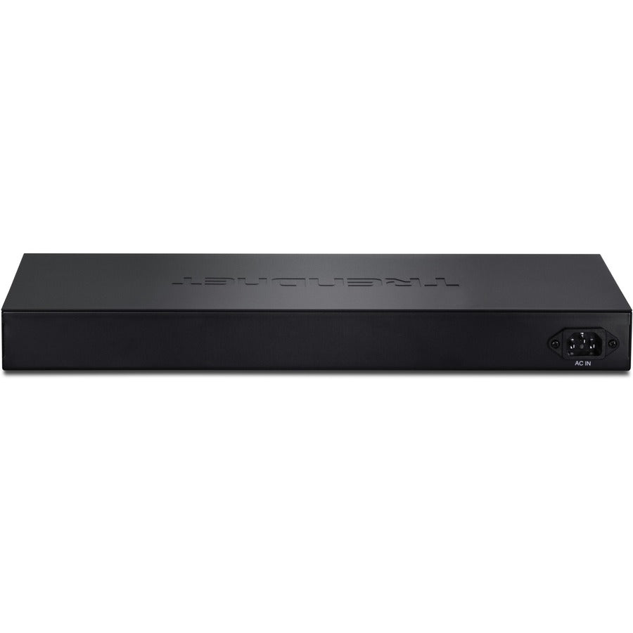 TRENDnet Switch Web Smart PoE+ 28 ports 10/100 Mbps, 20 ports PoE, 4 ports PoE+, 2 ports Gigabit, 2 ports Gigabit partagés (RJ-45 ou SFP), montable en rack, protection à vie, noir, TPE-224WS TPE-224WS