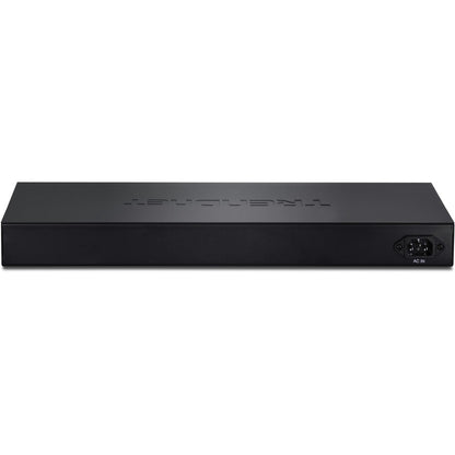 TRENDnet Switch Web Smart PoE+ 28 ports 10/100 Mbps, 20 ports PoE, 4 ports PoE+, 2 ports Gigabit, 2 ports Gigabit partagés (RJ-45 ou SFP), montable en rack, protection à vie, noir, TPE-224WS TPE-224WS