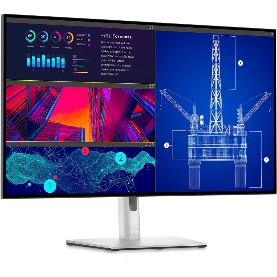 Moniteur LCD Dell UltraSharp U3223QE 32" 4K UHD - 16:9 - Noir, Argent DELL-U3223QE