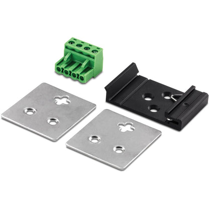 Commutateur industriel renforcé à 6 ports sur rail DIN Gigabit TRENDnet, capacité de commutation de 12 Gbit/s, boîtier métallique IP30 (-40 à 167 °F), supports de montage sur rail DIN et muraux inclus, protection à vie, noir, TI-G62 TI-G62