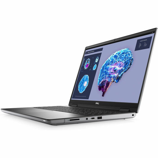 Station de travail mobile Dell Precision 7000 7680 16" - Full HD Plus - Intel Core i9 13e génération i9-13950HX - Technologie vPro - 64 Go - SSD 1 To - Clavier anglais (États-Unis) - Aluminium Titan Gray JCJH4