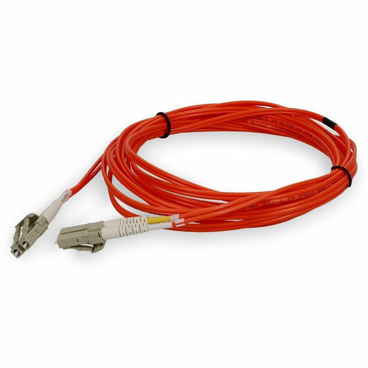 Câble de raccordement orange duplex LC/LC OM1 en fibre multimode (MMF) AddOn de 2 m ADD-LC-LC-2M6MMF