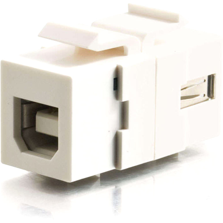 C2G Snap-In USB A to USB B Keystone Panel Mount Coupler Insert Module - F/F 28751