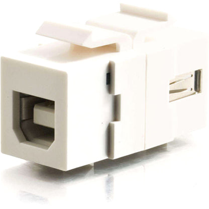 C2G Snap-In USB A to USB B Keystone Panel Mount Coupler Insert Module - F/F 28751