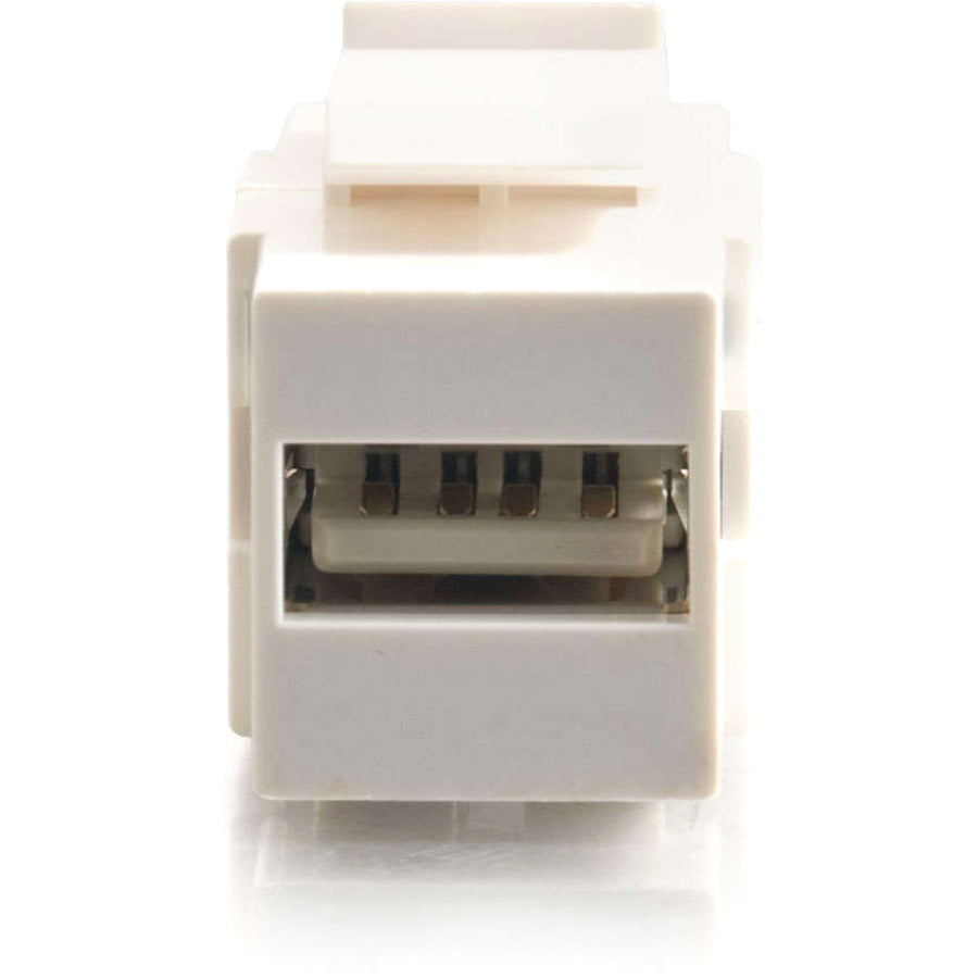 C2G Snap-In USB A to USB B Keystone Panel Mount Coupler Insert Module - F/F 28751