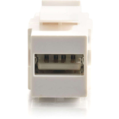 C2G Snap-In USB A to USB B Keystone Panel Mount Coupler Insert Module - F/F 28751