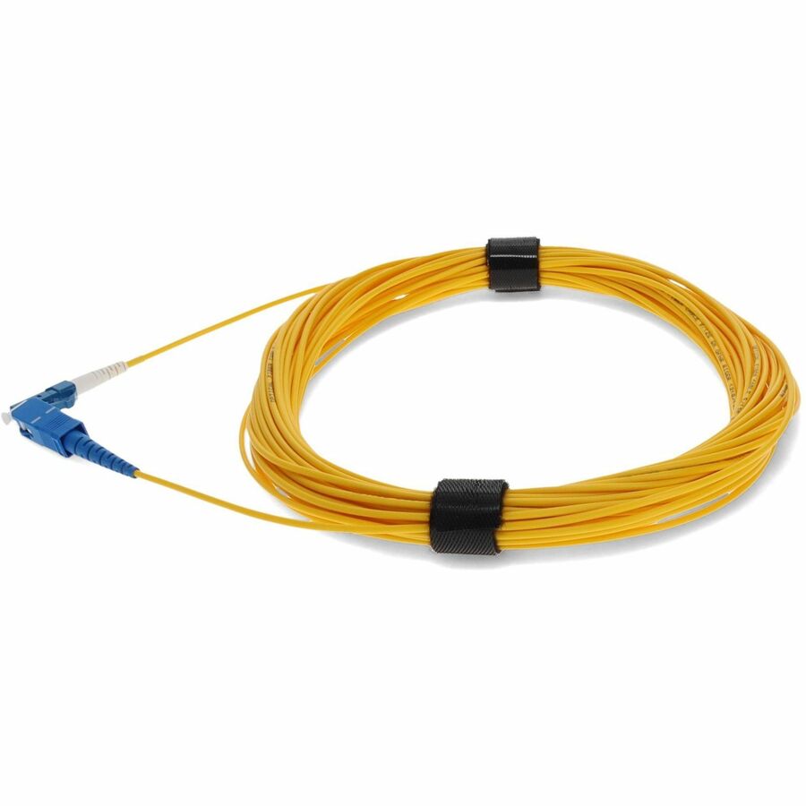 Câble de raccordement OFNR jaune (Riser Rated) AddOn 20 m SMF 9/125 Simplex SC/LC OS1 ADD-SC-LC-20MS9SMF