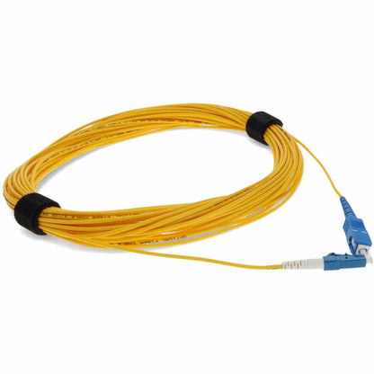 Câble de raccordement OFNR jaune (Riser Rated) AddOn 20 m SMF 9/125 Simplex SC/LC OS1 ADD-SC-LC-20MS9SMF