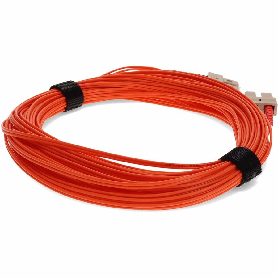 Câble de raccordement orange duplex SC/SC OM1 en fibre multimode (MMF) AddOn 15 m ADD-SC-SC-15M6MMF