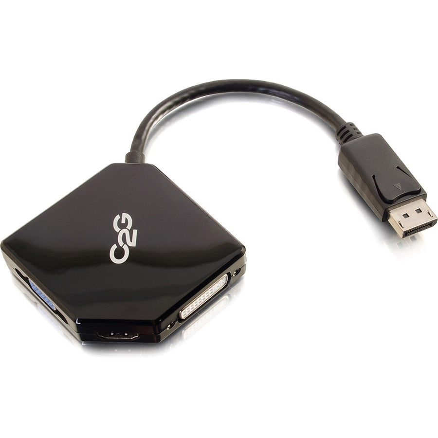 Convertisseur adaptateur DisplayPort vers HDMI, VGA ou DVI C2G 54340