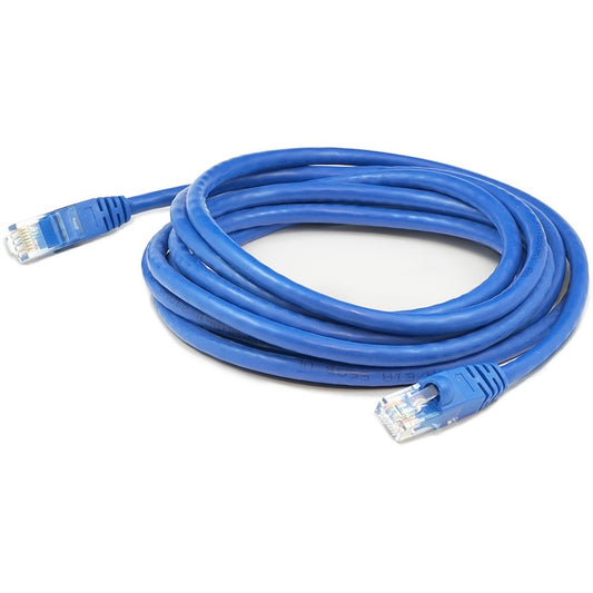 Câble de raccordement en cuivre PVC S/FTP Cat7 droit bleu RJ-45 (mâle) vers RJ-45 (mâle) AddOn 3 pieds ADD-3FCAT7-BE